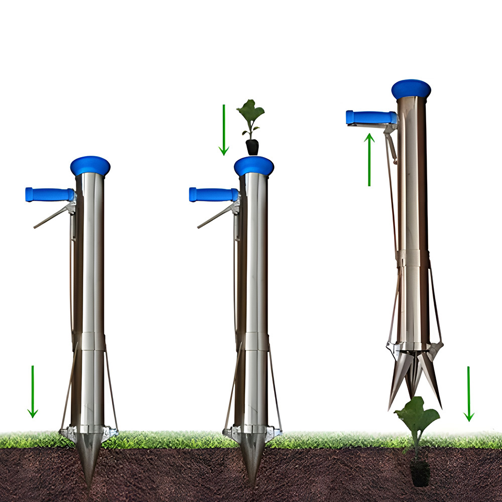 Gardening Tools Vegetables - ใหม่ปลูกต้นกล้า Transplanter เครื่องมือต้นกล้า Transplanter Planter ผักปลูก