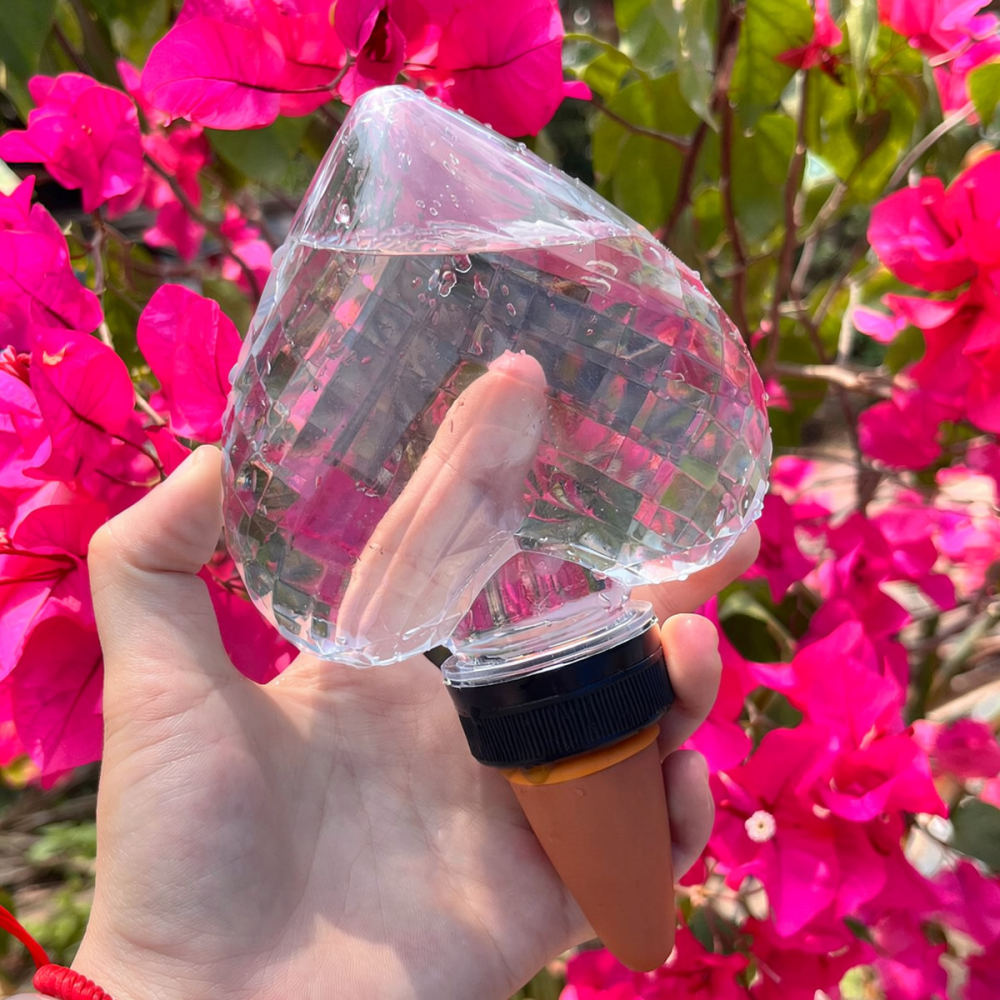 อุปกรณ์รดน้ำอัตโนมัติรูปหัวใจ  - Automatic Plant Waterer บทวิจารณ์และราคา
