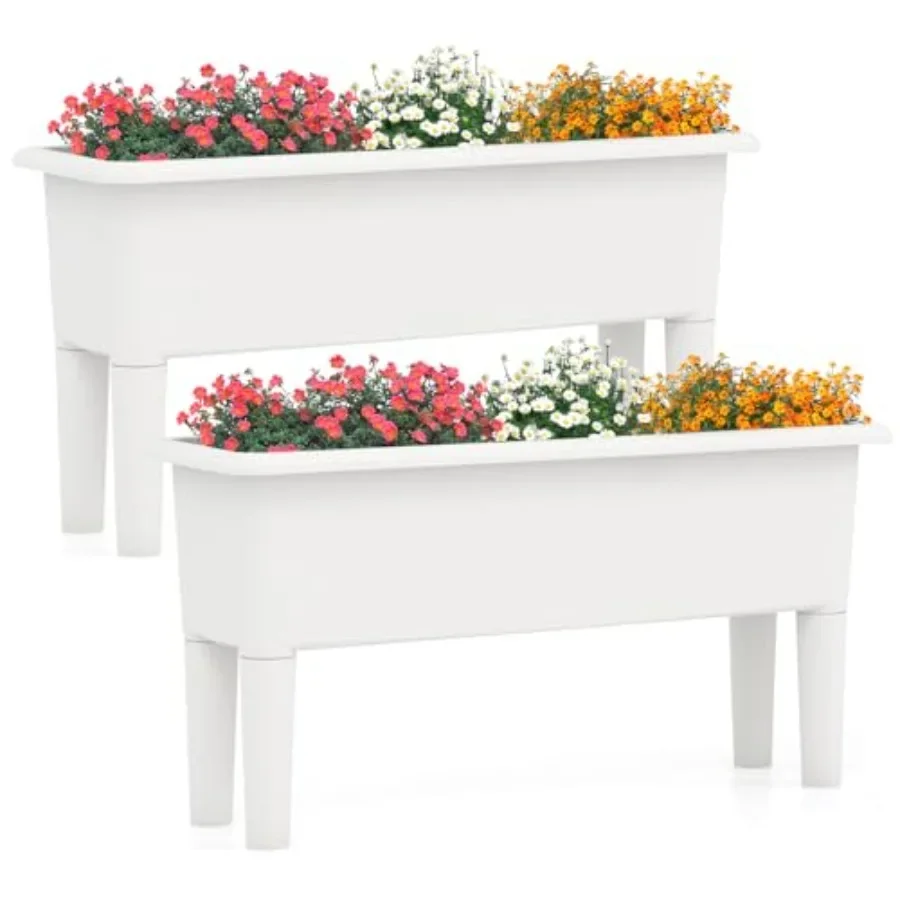 ชุดกระถางปลูกแบบยกสูงสำหรับใช้ - Self-Watering Planter บทวิจารณ์และราคา