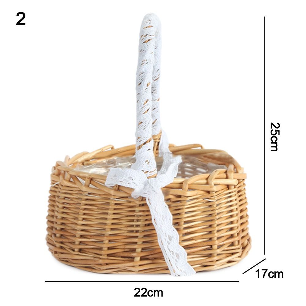 Willow หวายดอกไม้สาวตะกร้าสีเห - Gardening Tools Girls บทวิจารณ์และราคา